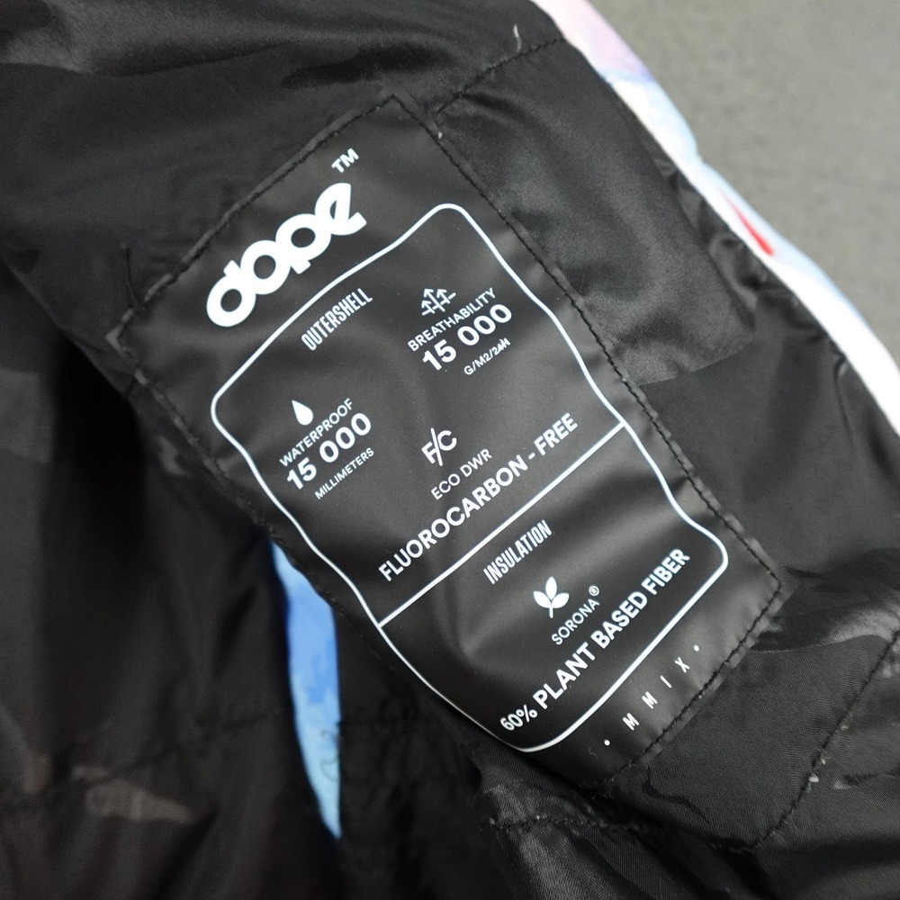 DOPE Blue and Pink Ski & Snowboard Jacket - Picture 8 of 14